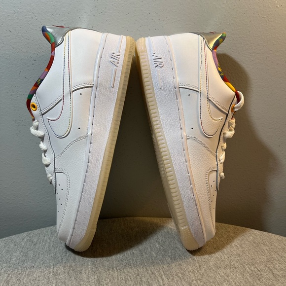 Nike Air Force 1 Low LV8 (GS) Playful Print Shoe Size 7Y/Women 8.5 FN8912-111 - Picture 6 of 10